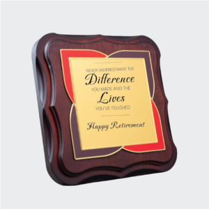 Custom Wooden Square Award